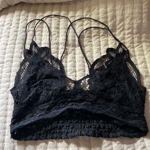 Free people black bralette